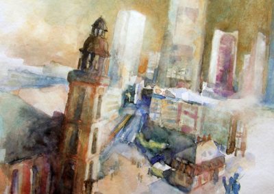 1184 Hauptwache Aquarell