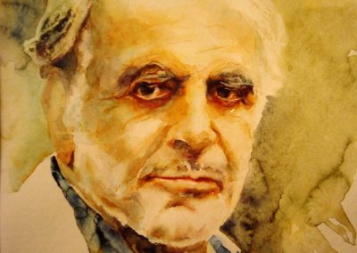 1044 Maximilian Schell Aquarell